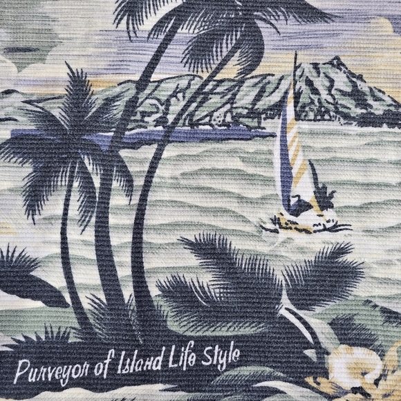 Tommy Bahama Vintage Tropical Print Polo Shirt, Size Medium - Picture 5 of 12